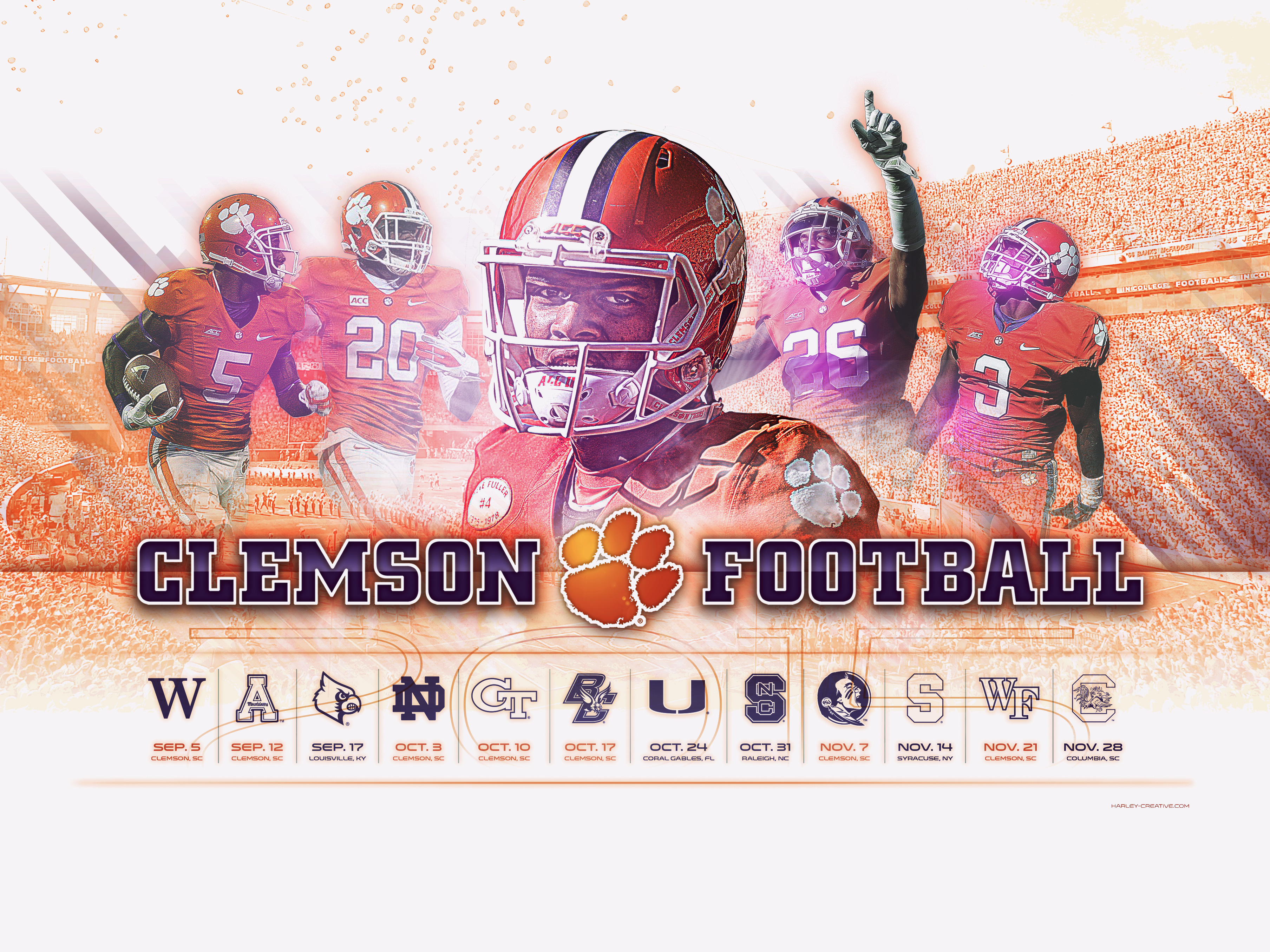 2015 Clemson Football Wallpaper